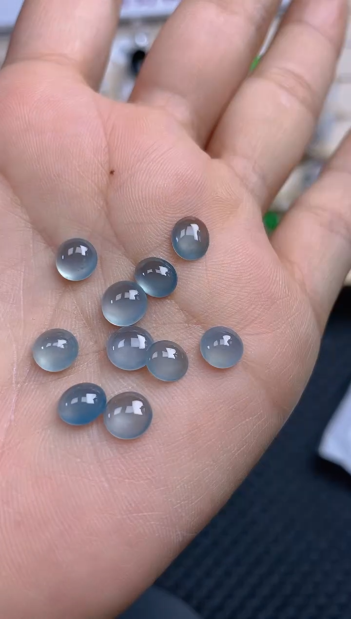 【闪购商品】定制翡翠未镶嵌天然翡翠蛋面47