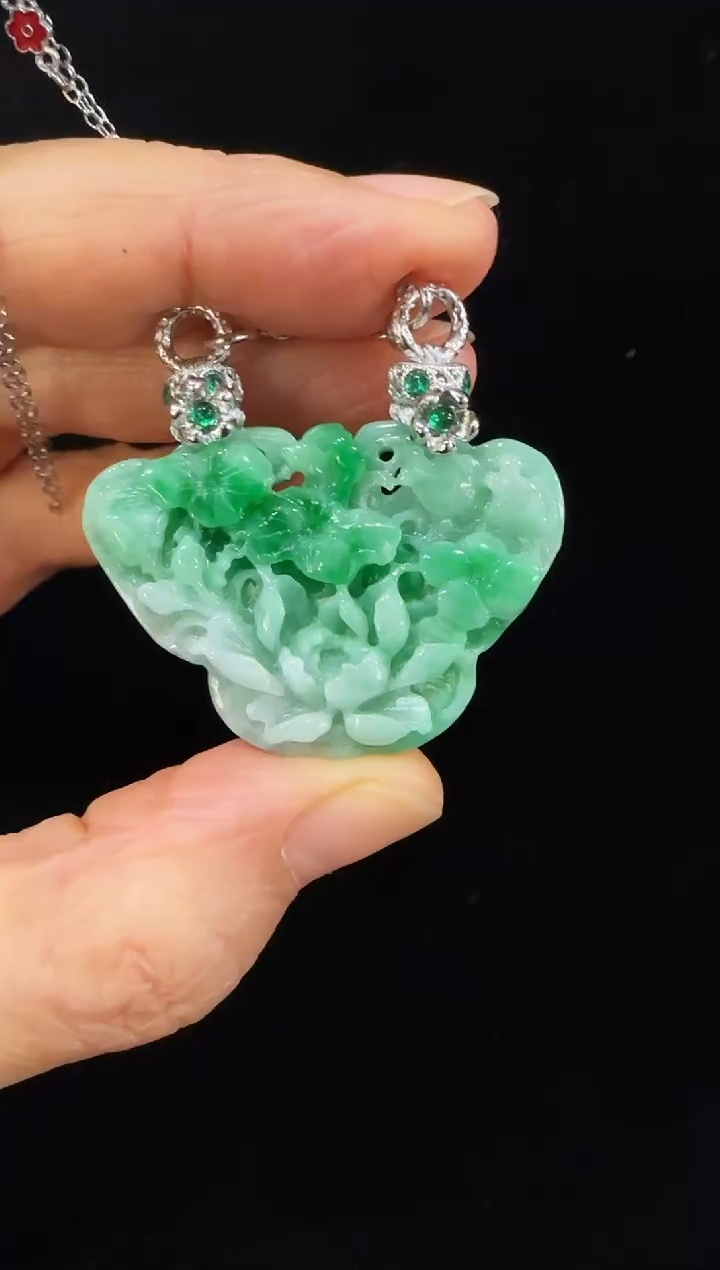 颈饰未镶嵌翡翠国风