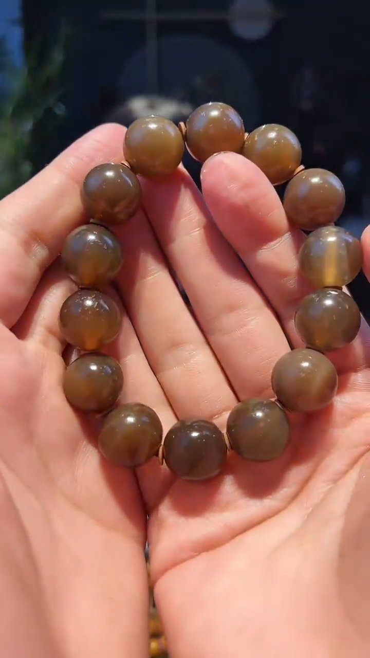 【闪购商品】玛瑙/玉髓手串未镶嵌单圈