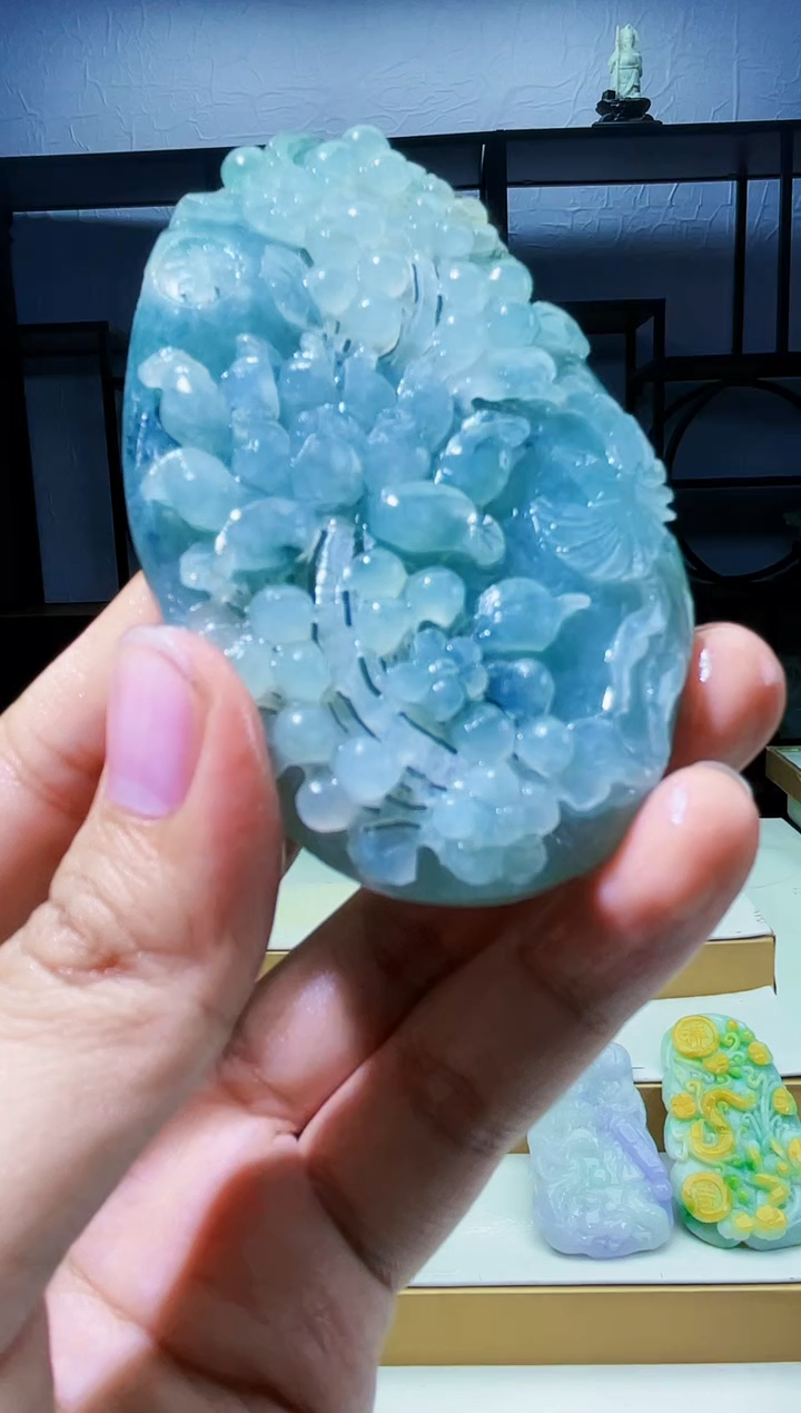 【闪购商品】定制翡翠未镶嵌毛货02200086