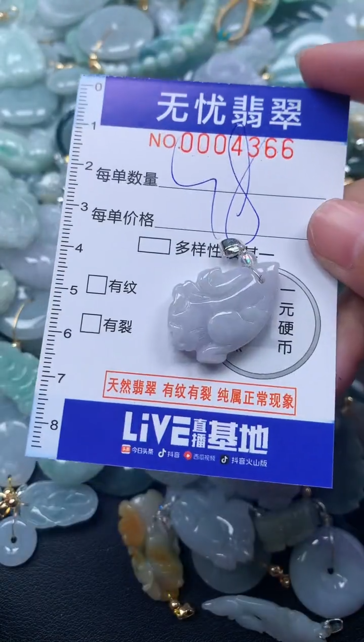 颈饰未镶嵌翡翠4366