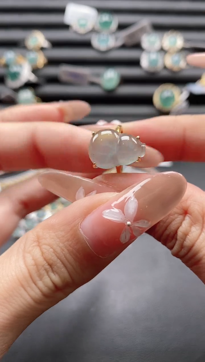 【闪购商品】翡翠戒指银S925镶嵌1111