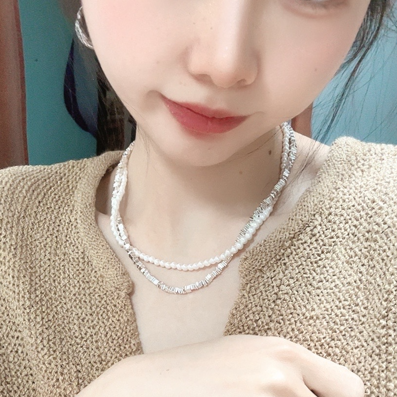 铜合金合成锆石项链 预售【400-499】项链手工气质百搭复古编织简约