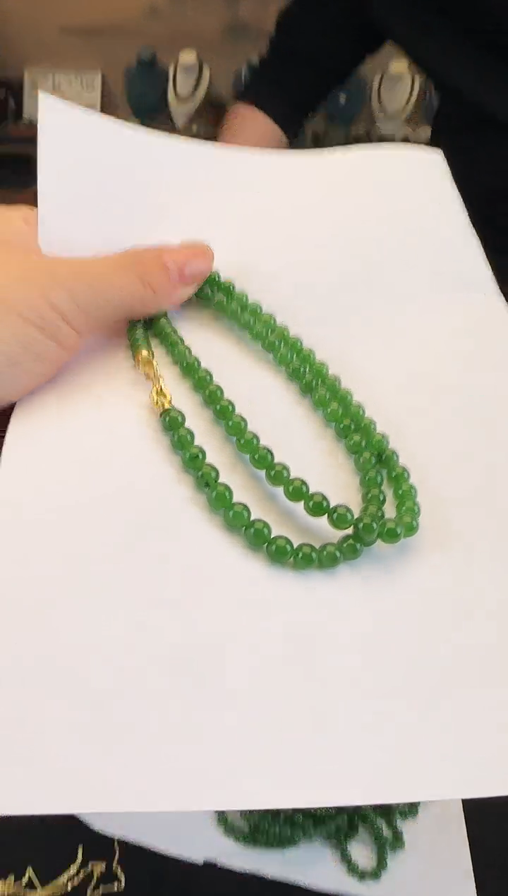 颈饰未镶嵌和田玉卡6锁骨链