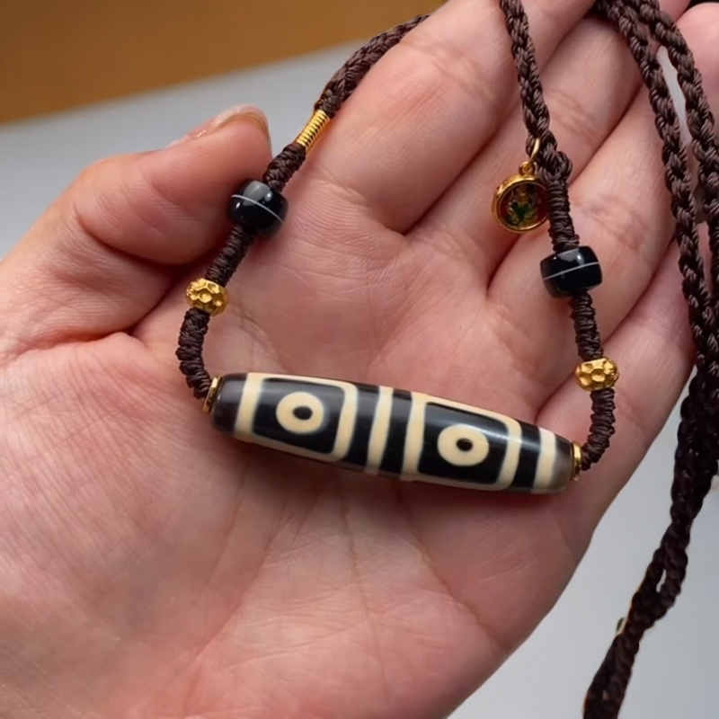 扶摇臻选|聚缘地门四Y天珠项链0036