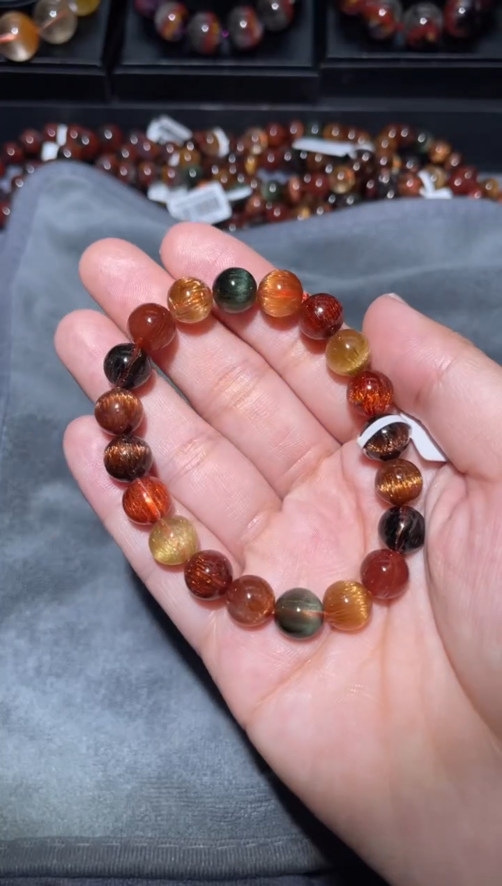 【闪购商品】水晶手链未镶嵌发晶9mm-172