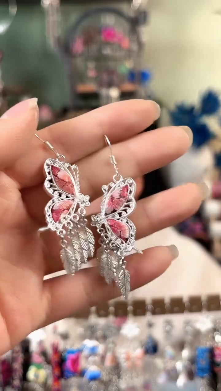 彩云南阁非遗老绣苗银饰品609