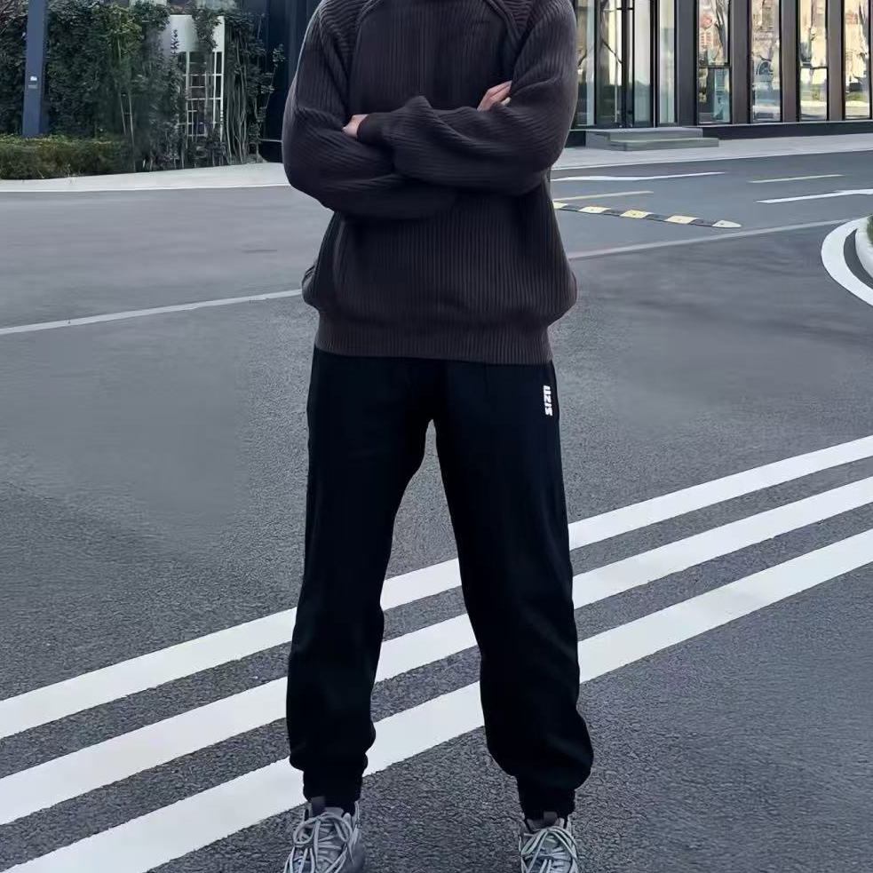 2376-杰 收脚 海 -新品休闲时尚男士休闲裤  数