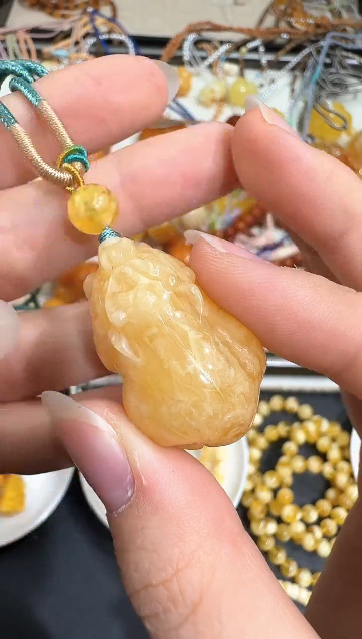 【闪购商品】未镶嵌蜜蜡颈饰X0318-1195-193