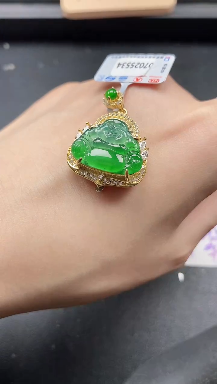翡翠戒指银S925镶嵌51511