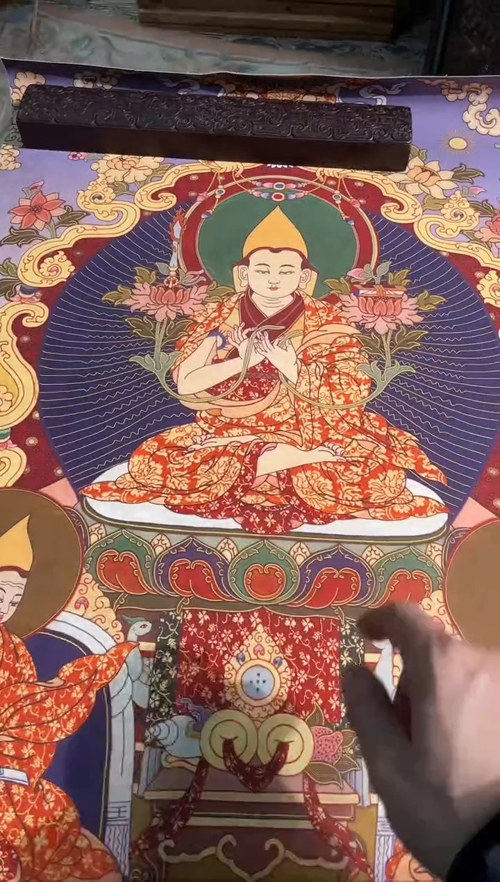 卷轴画路路的唐卡tk160