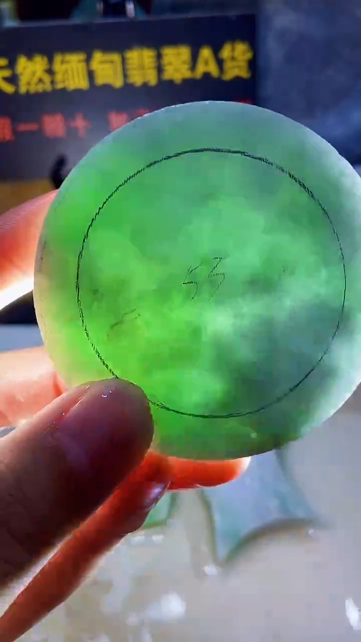 颈饰未镶嵌翡翠缅甸翡翠A货713