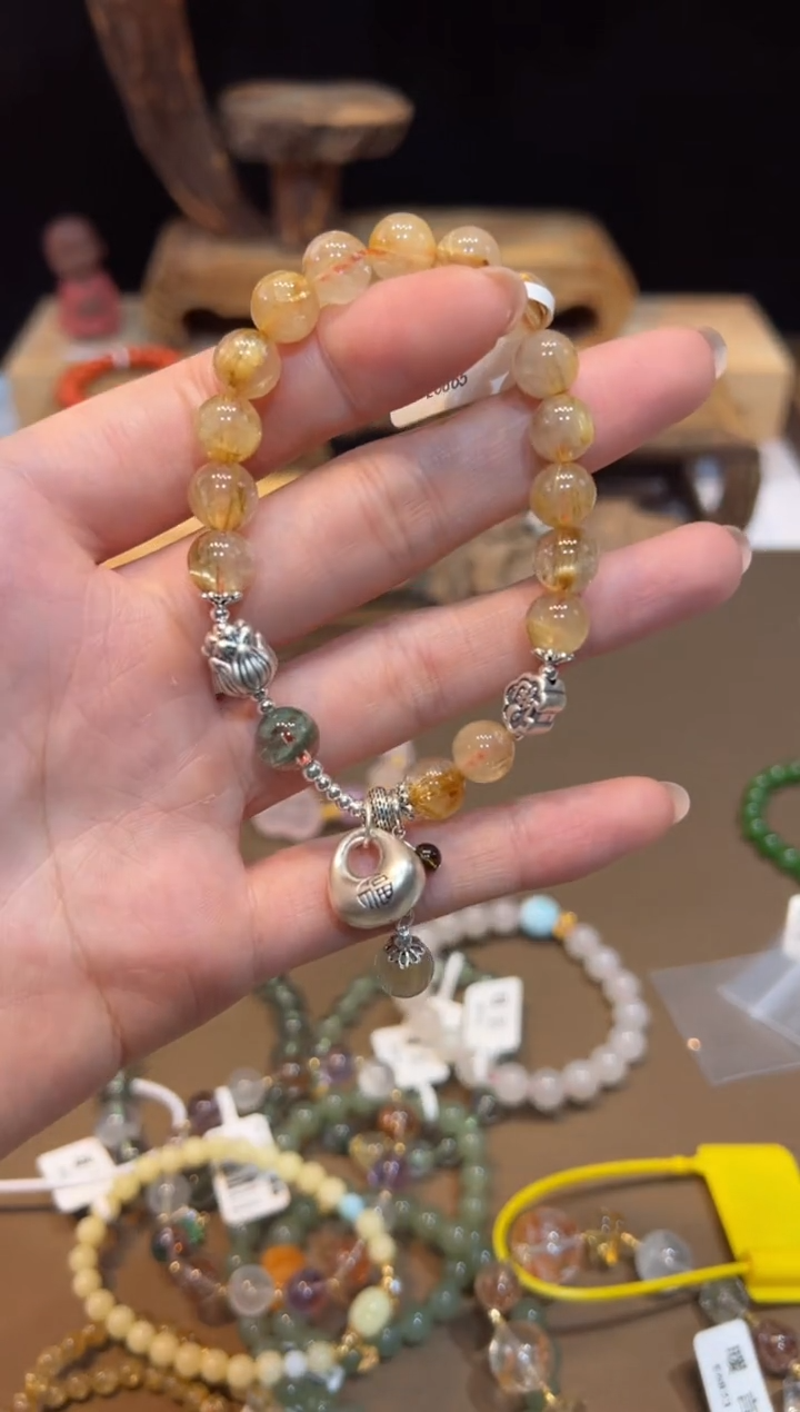 水晶手链未镶嵌手饰@@E6865