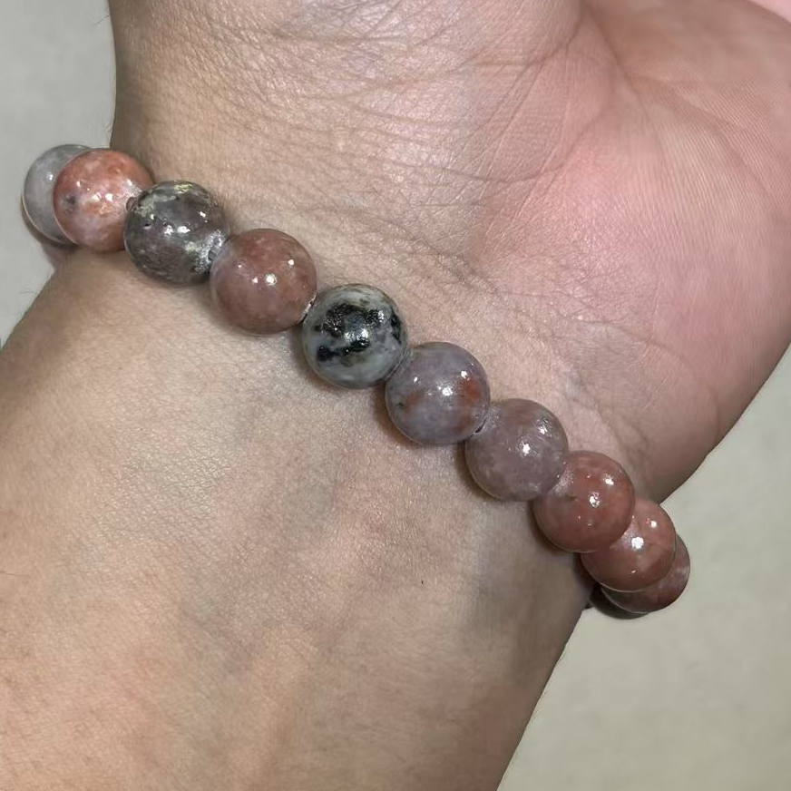 天然水晶樱花石手串