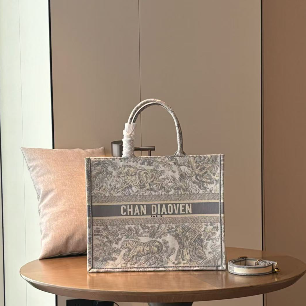 明星同款大容量刺绣托特时尚女士大号手提购物袋tote旅行电脑包