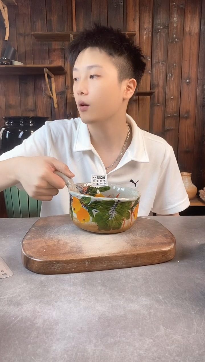 碗026瑕，手工手作，超值陶瓷