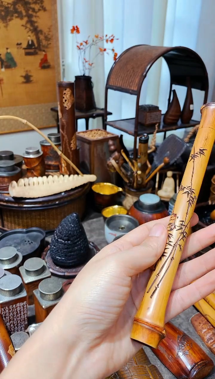 小***?玉竹精品雕刻香筒