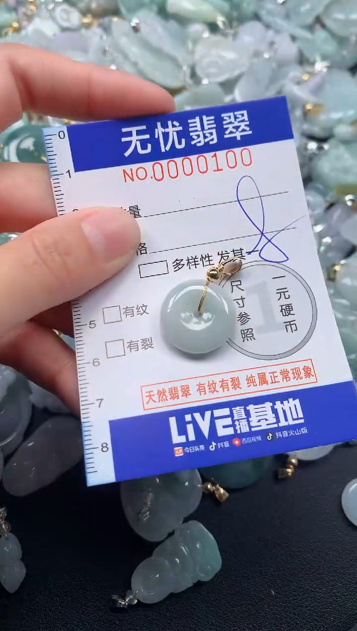 颈饰未镶嵌翡翠100