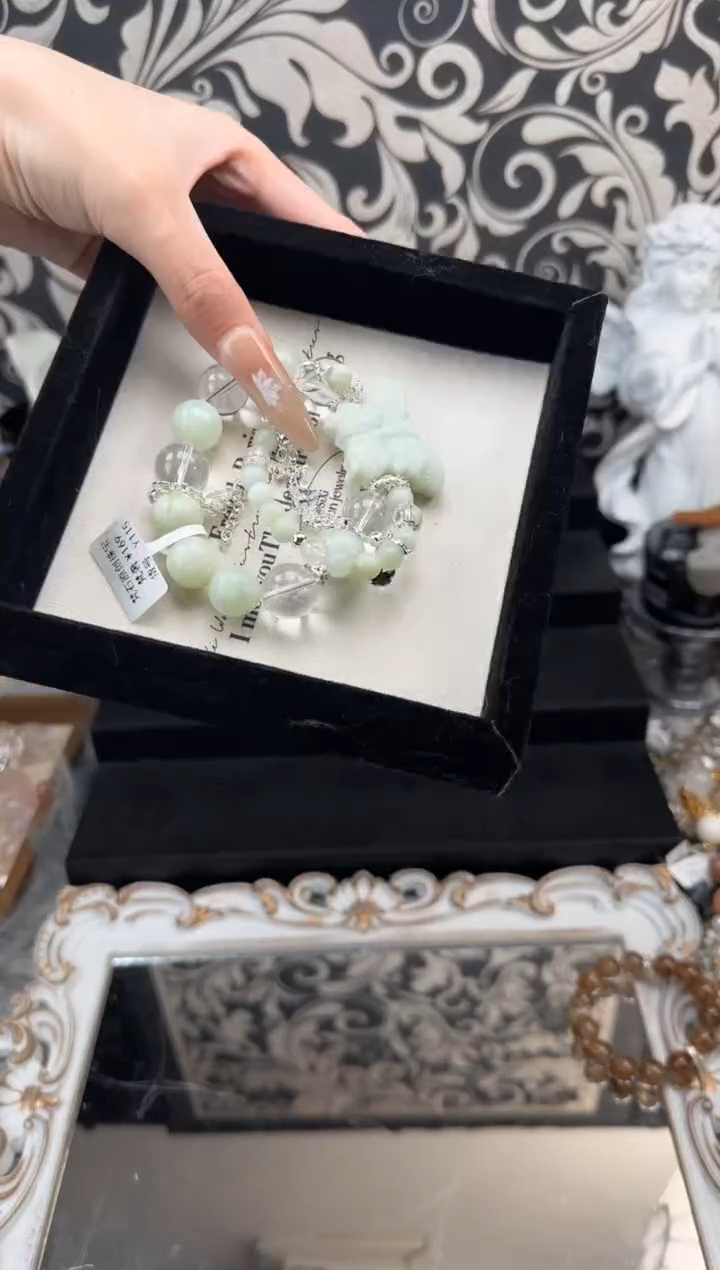 【闪购商品】烟晶手链银S925镶嵌天然水晶 多样性发货