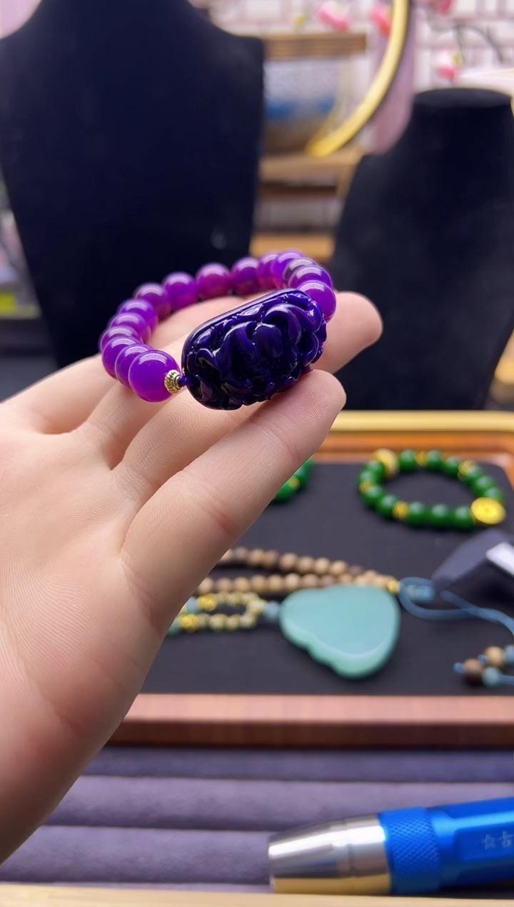 【闪购商品】苏纪石（舒俱来）手链14K金镶嵌S274        