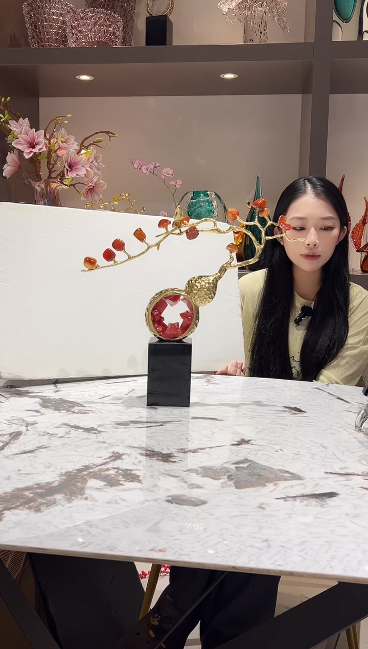 新款黄铜葫芦摆件