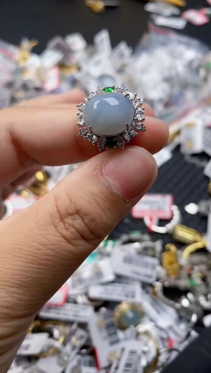 翡翠戒指银S925镶嵌110000   1