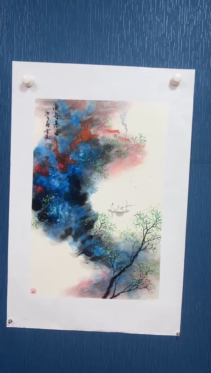 国画李雪傲-书法/绘画A1