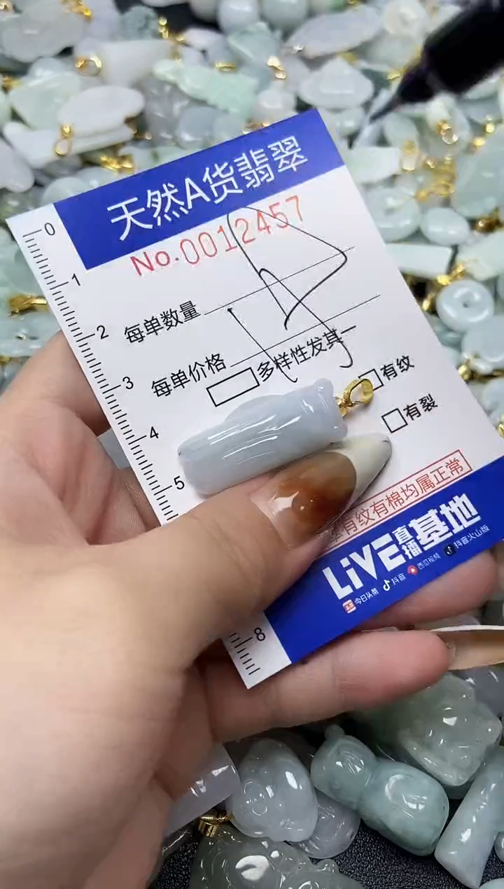 【闪购商品】翡翠颈饰未镶嵌天然A货翡翠