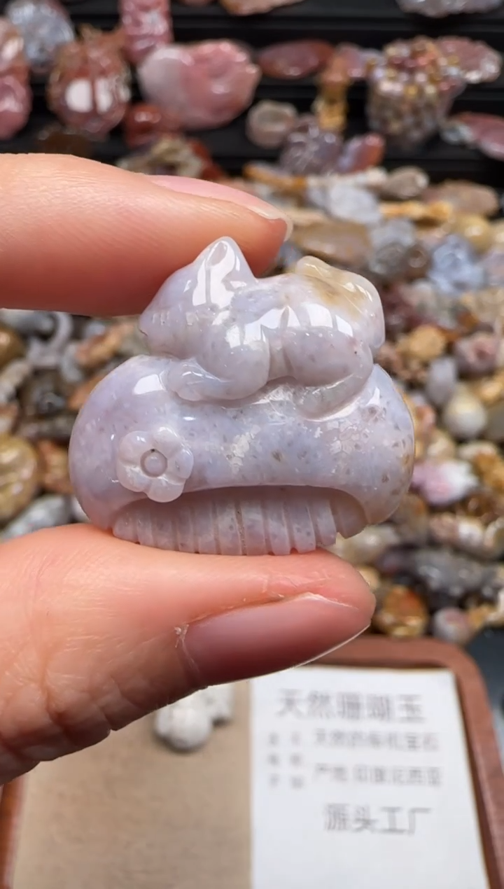 【闪购商品】硅化珊瑚（珊瑚玉）颈饰未镶嵌052