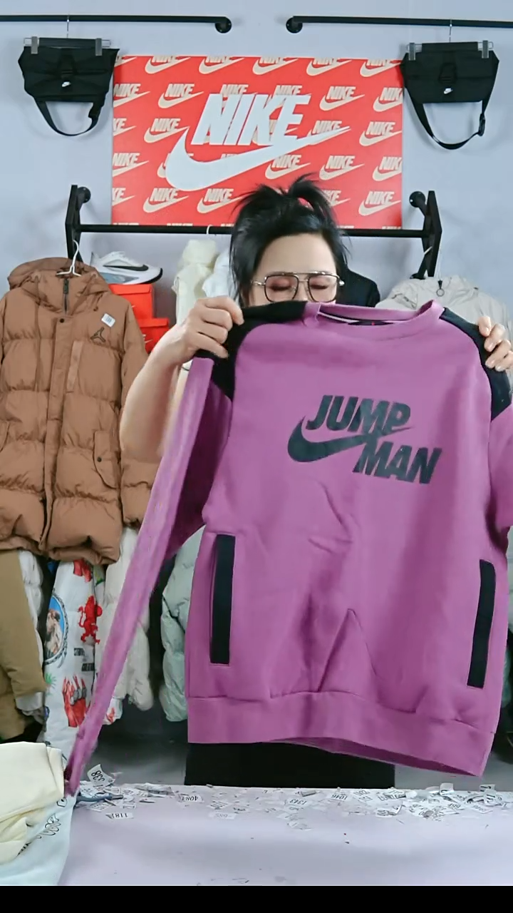 267闪购编码运动衣以直播间过款为准尺码M