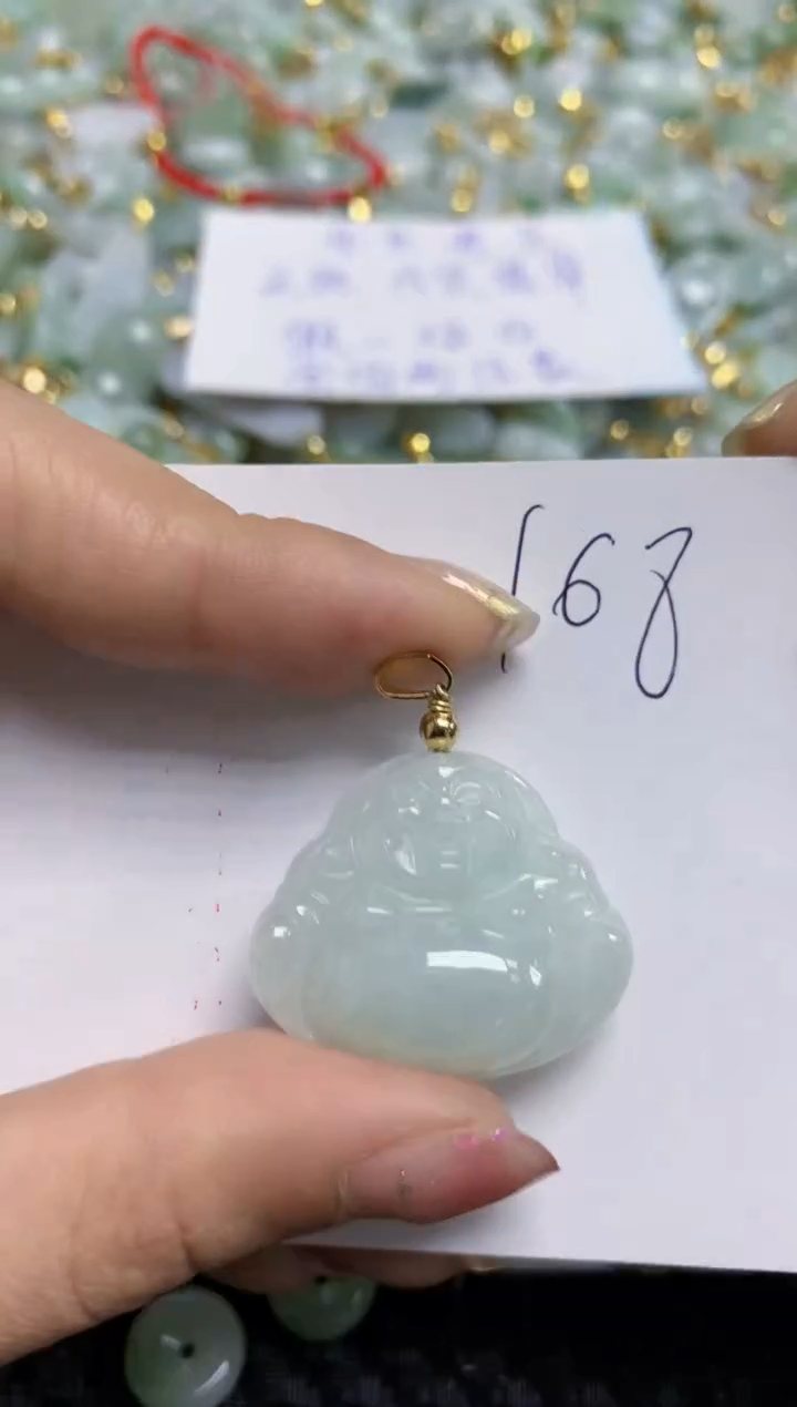 【闪购商品】翡翠颈饰合金天然A货翡翠