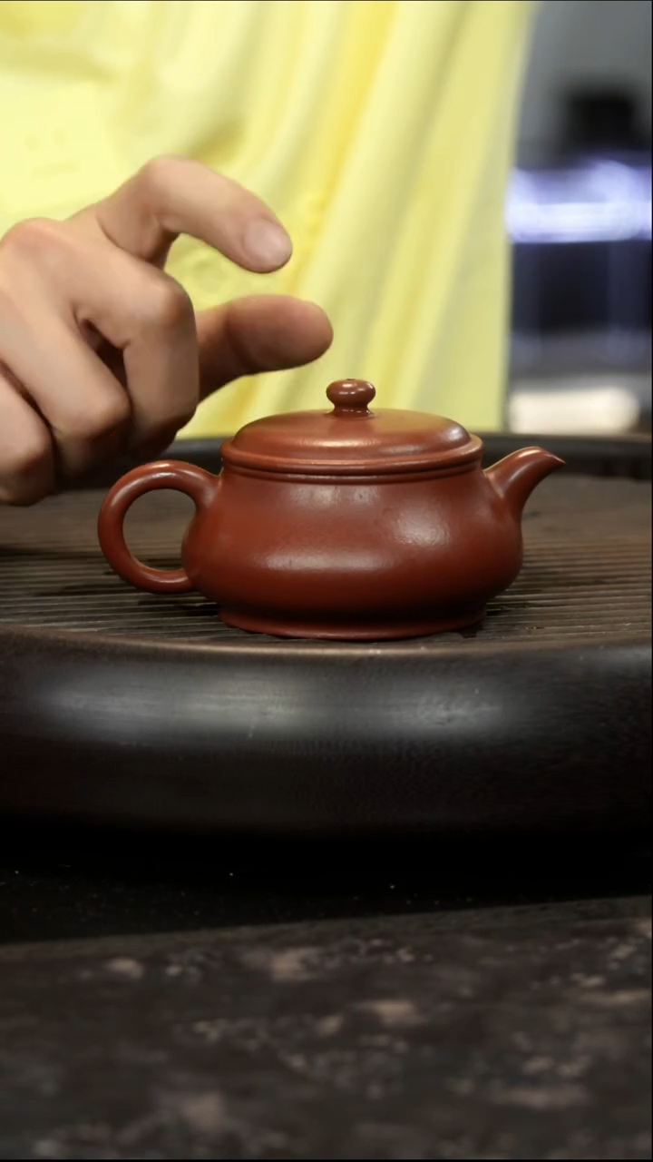 茶壶紫砂小煤窑朱泥 明炉壶