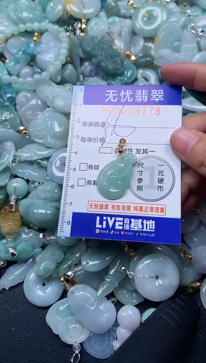 颈饰未镶嵌翡翠9778