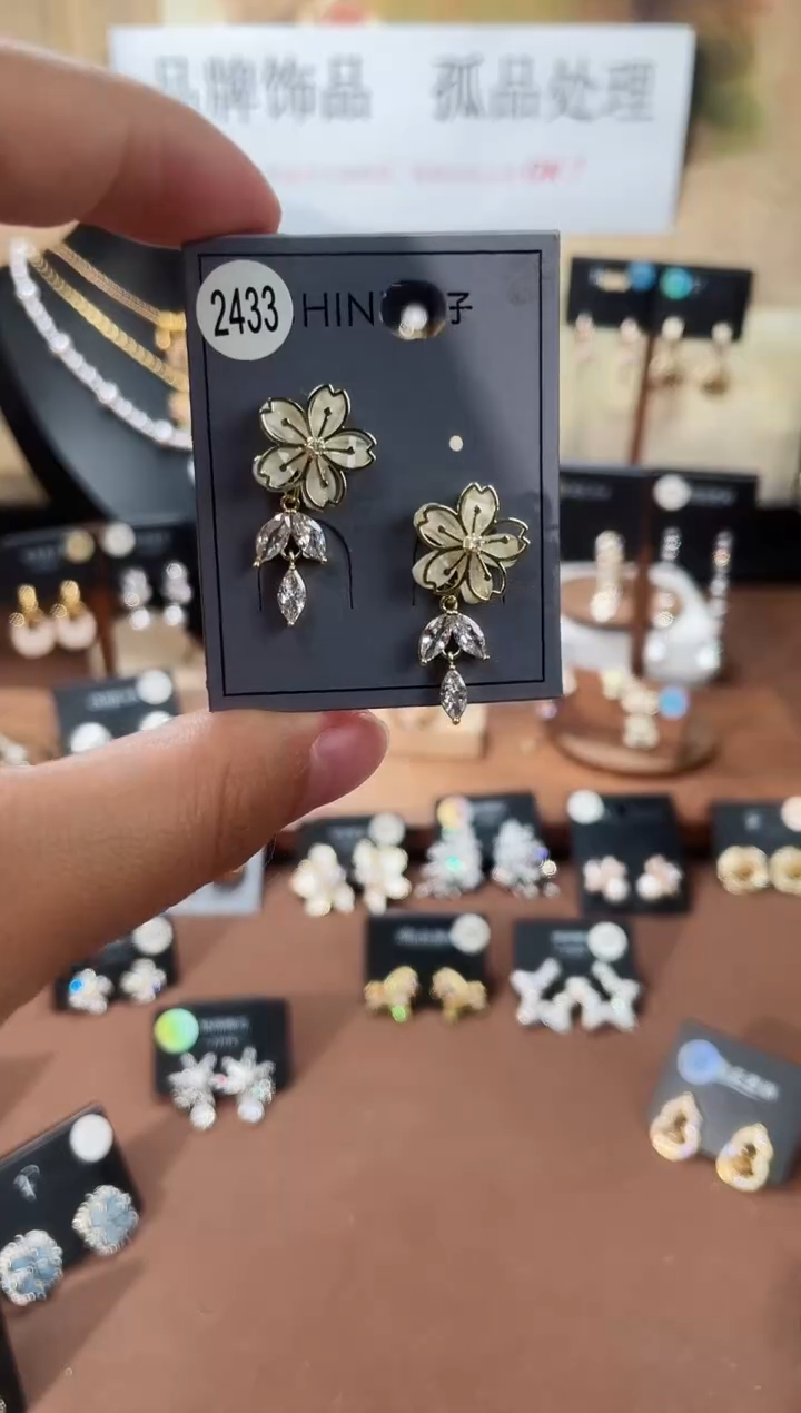 合金925银锆石梵2433