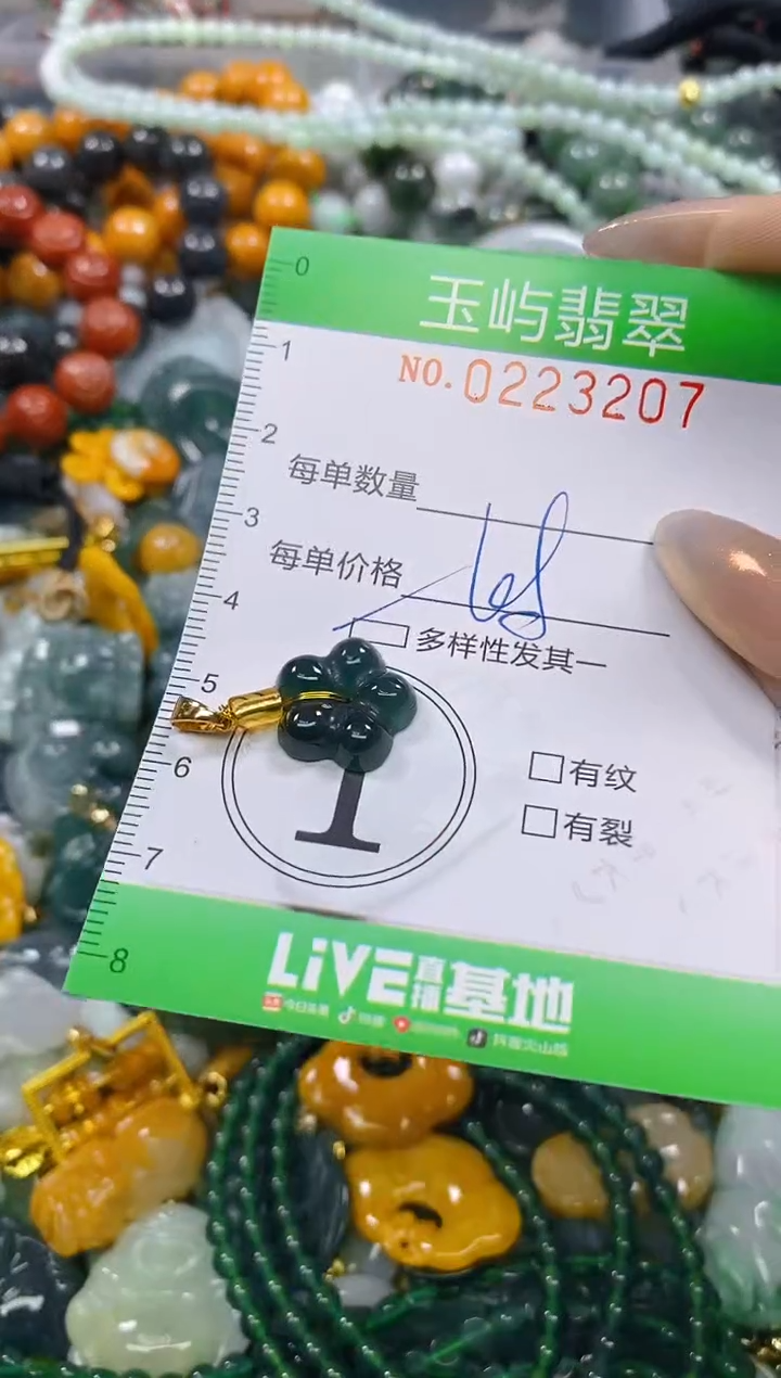 颈饰未镶嵌翡翠闪购0223207多样性发其一