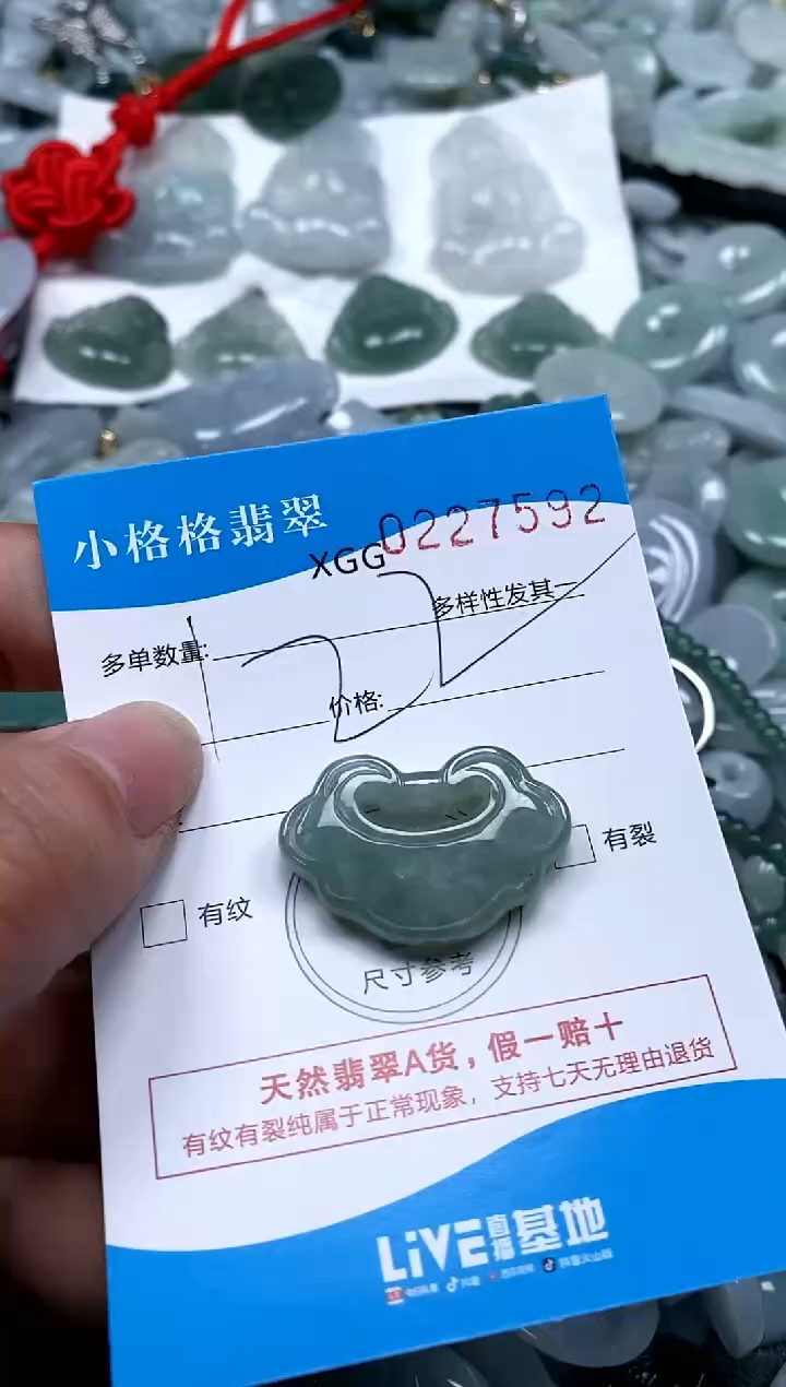 【闪购商品】翡翠颈饰未镶嵌闪购商品0227592