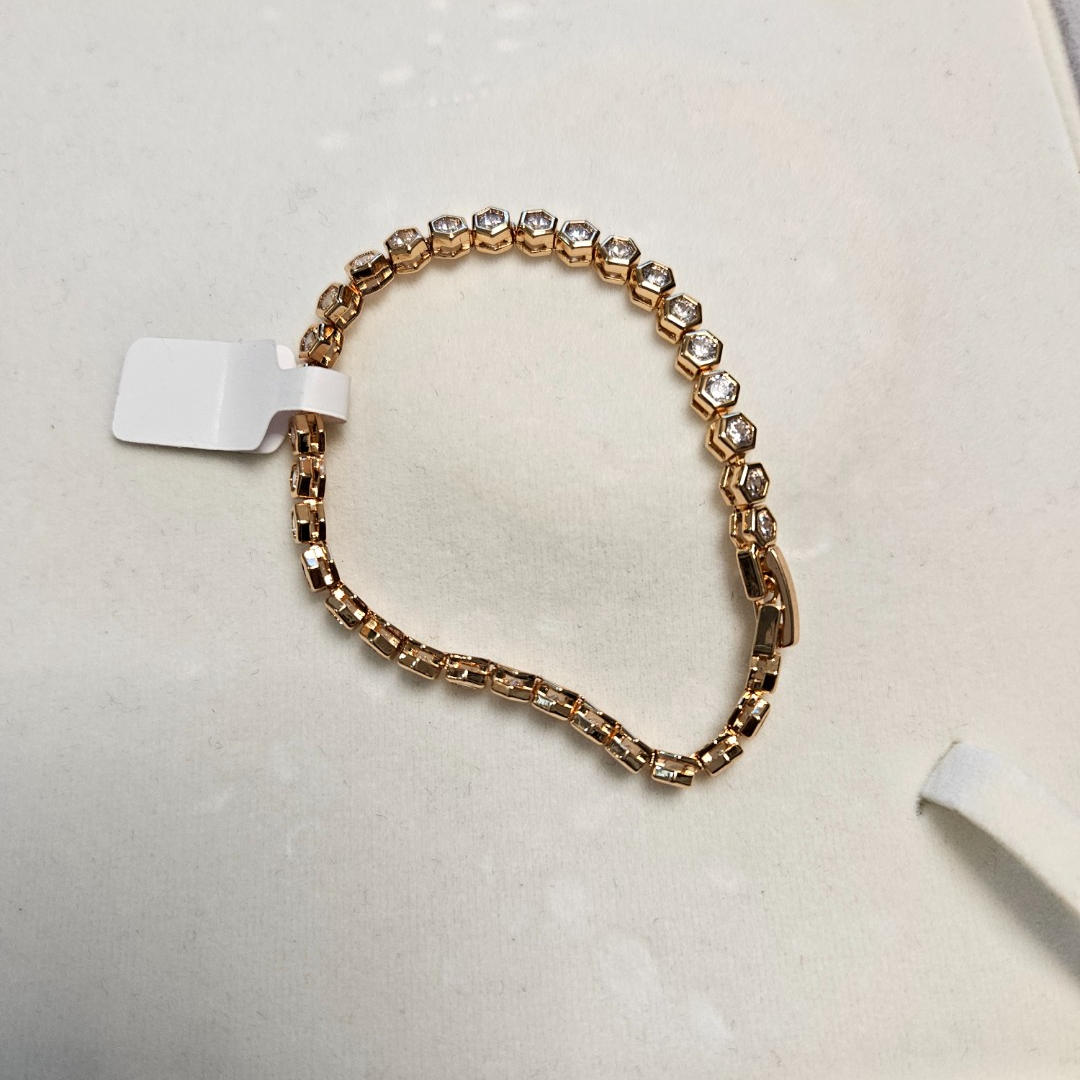 铜合金手镯 金色【设计款轻奢饰品】072原创设计风时尚气质百搭手链