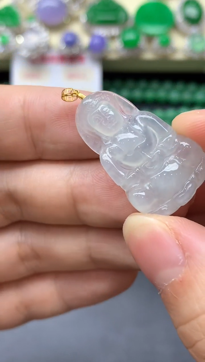 颈饰18K金镶嵌翡翠191中国好珍宝