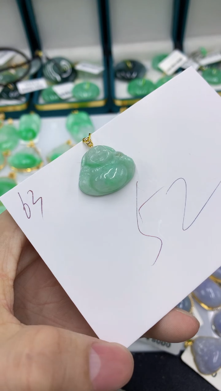 【闪购商品】翡翠颈饰18K金镶嵌号链接11111