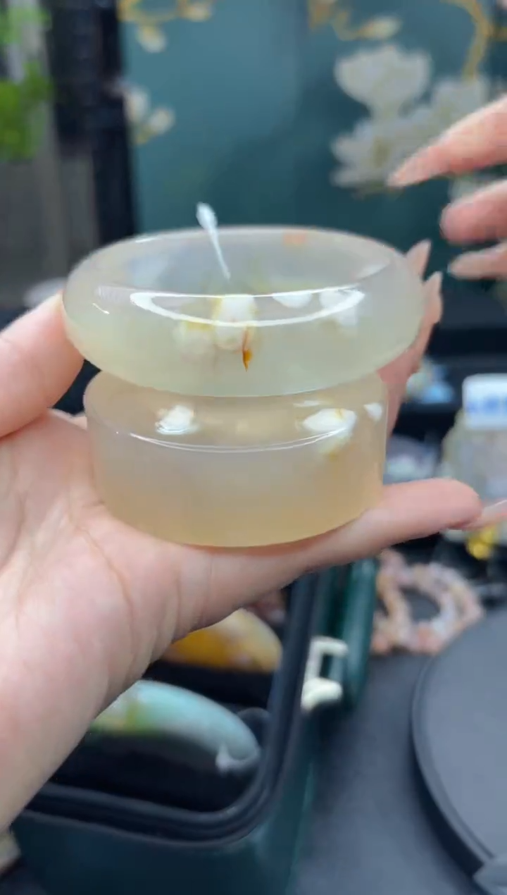 【闪购商品】石英质玉手镯未镶嵌171（60圈赠送镯心）