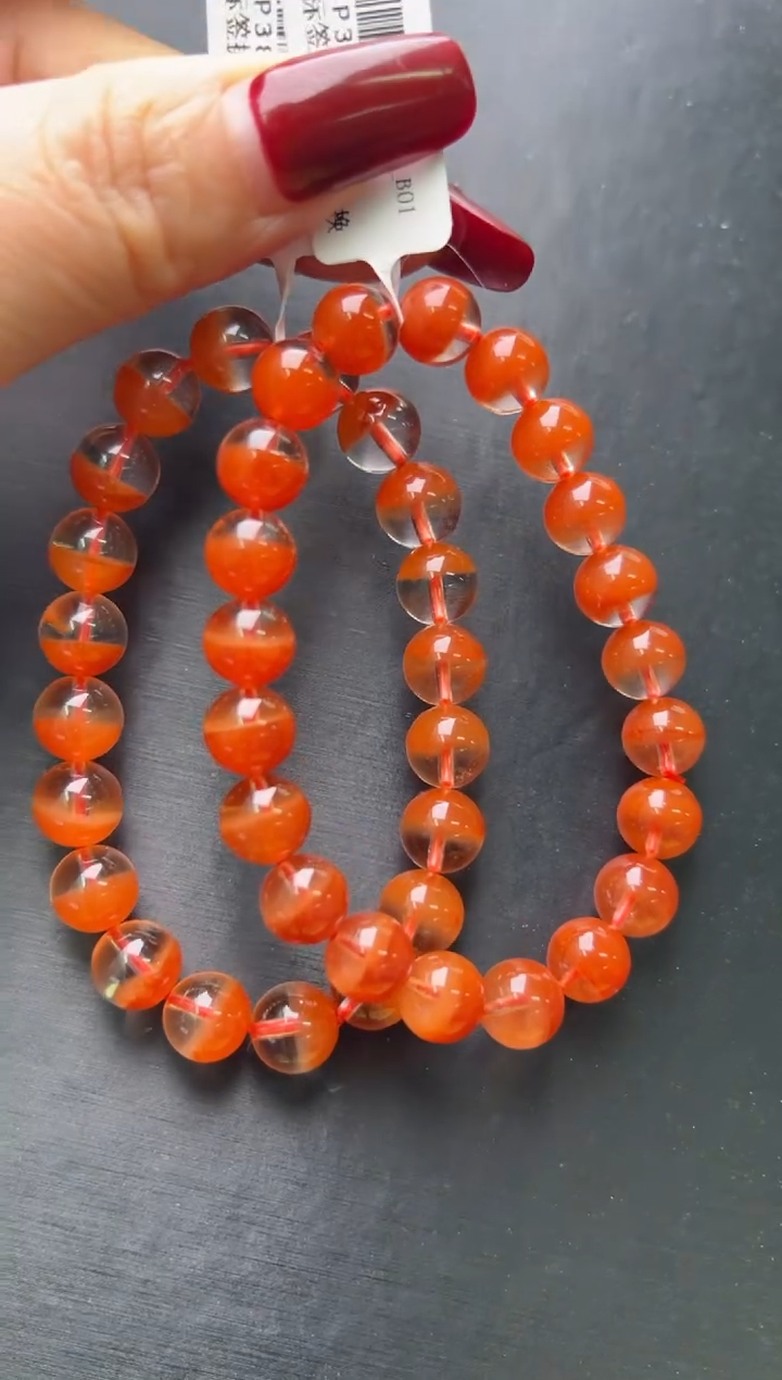 【闪购商品】水晶手串未镶嵌红兔毛手串9m+多样性发一JP38300