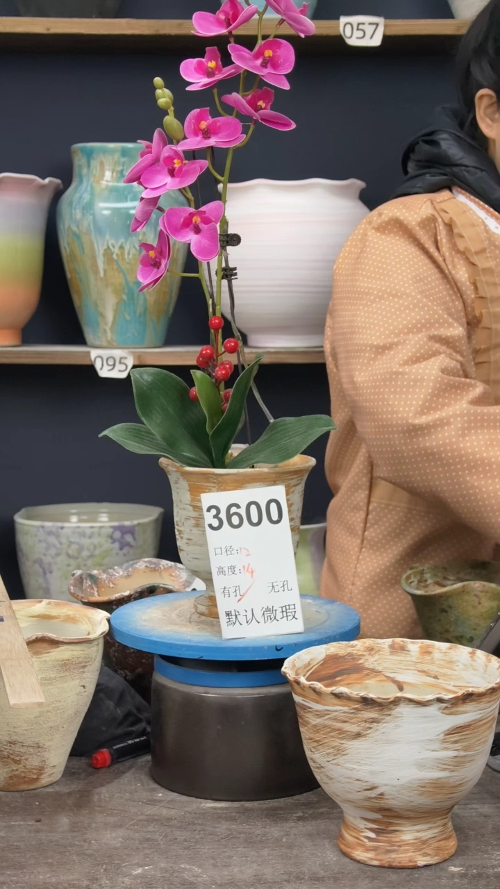 景德镇陶园花盆3600