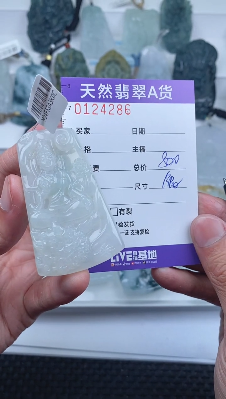 【闪购商品】翡翠颈饰未镶嵌         286