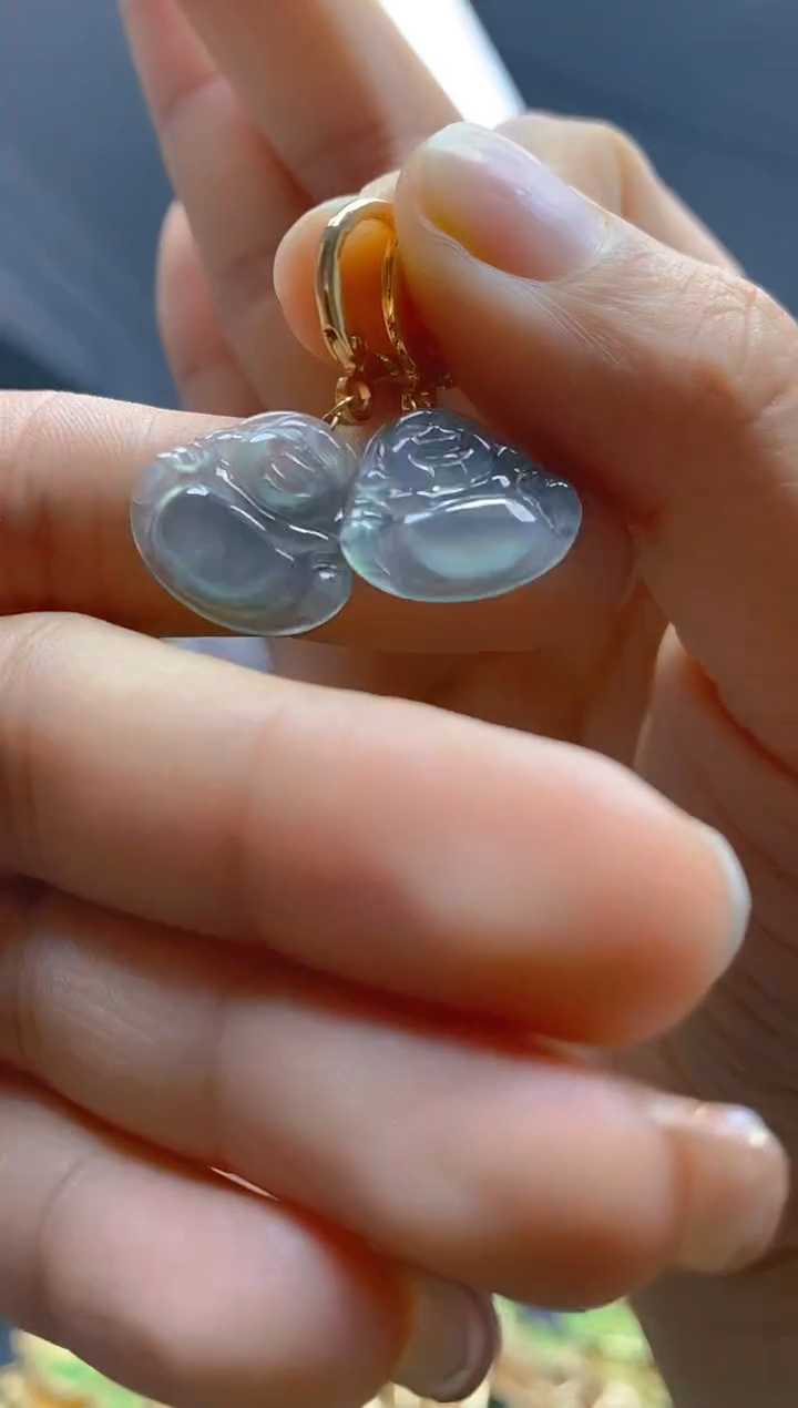 【闪购商品】翡翠耳饰合金198翡翠耳包