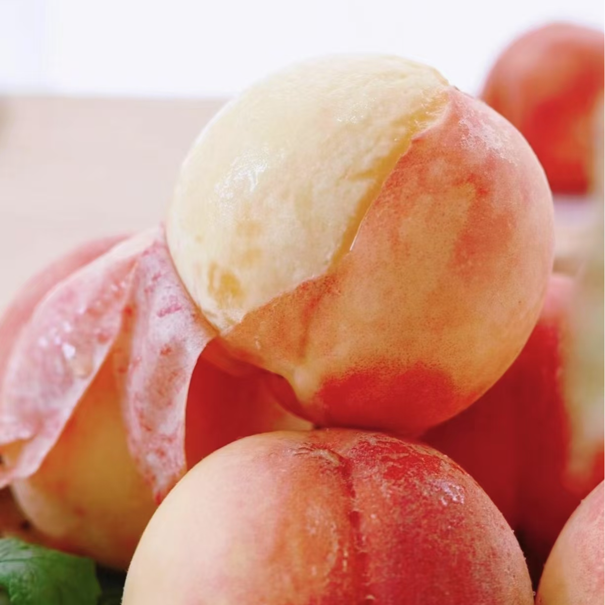 【绿野大叔】蜜桃甜心水蜜桃清甜多汁3.5斤左右7-12个装原箱-顺丰