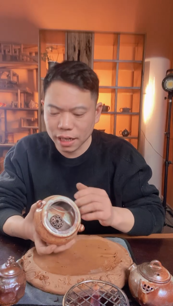 【闪购商品】紫砂全手工香插油灯