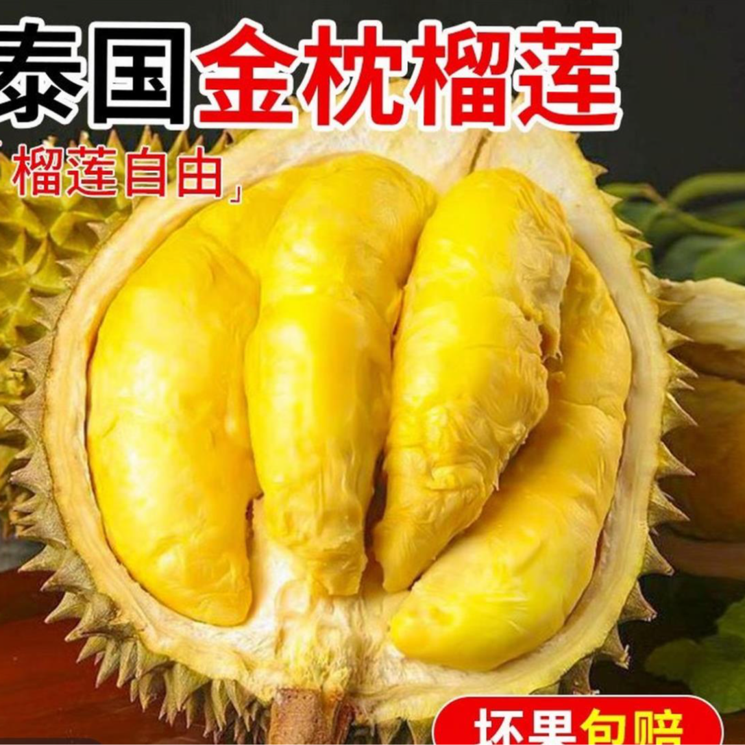 【瑕疵果 微湿或夹生 介意慎拍】核小金枕新鲜榴莲肉 微湿或夹生  介意者慎拍500g金枕榴莲肉金枕泰国