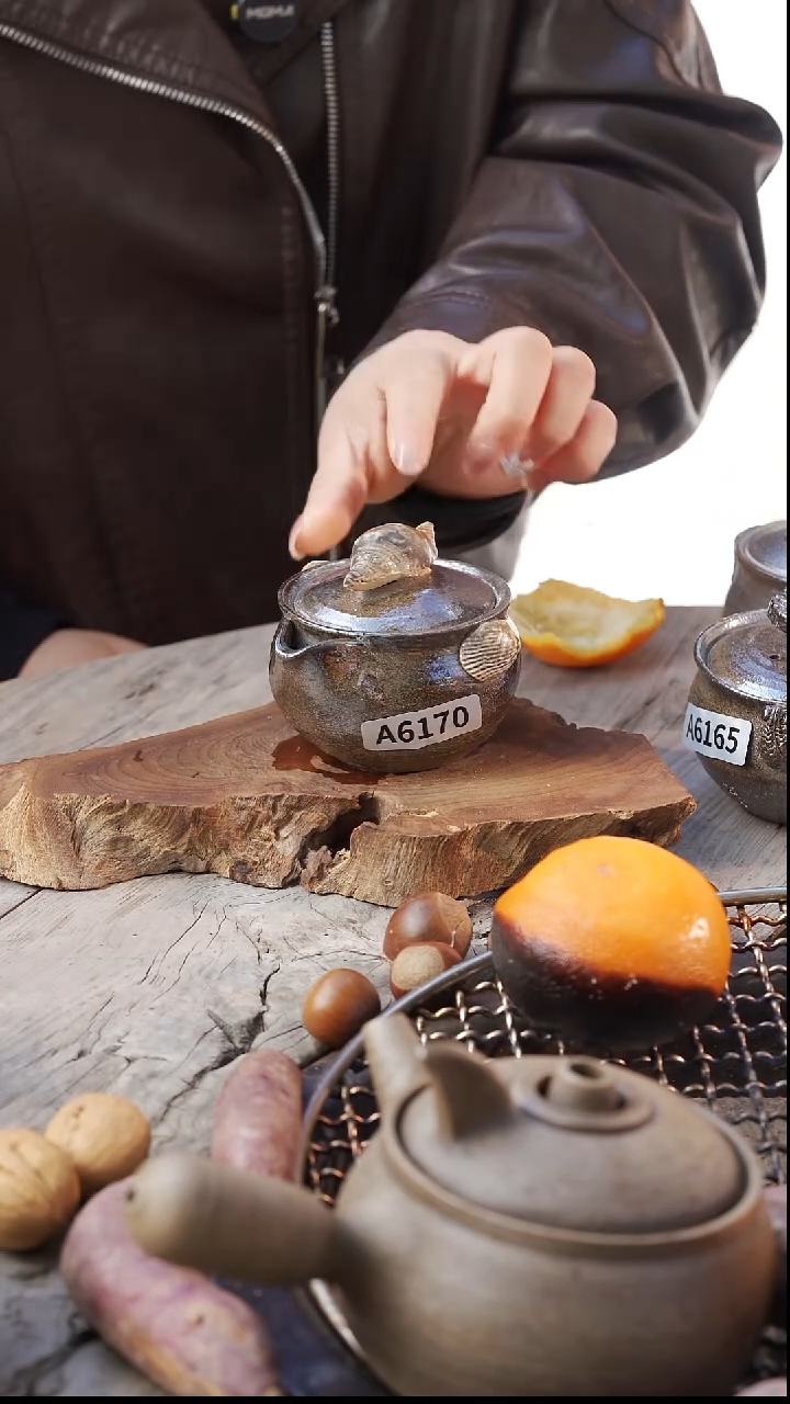 瓷片柴烧孙老师专场福利宝瓶A6170