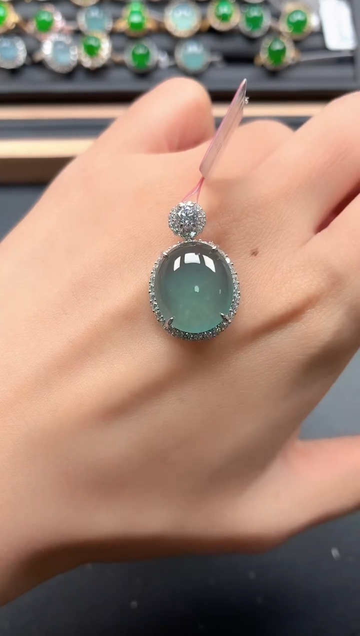 银S925镶嵌戒指翡翠11111