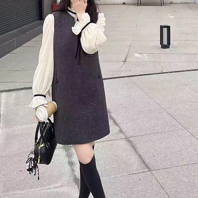 SUFEI/愫翡S53TQ1020A 秋季新款简约净版套装 1020
